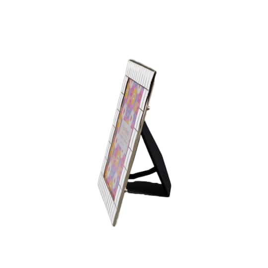Flora Bunda 4" x 6" Double Brick Wall Zinc Alloy Picture Frame